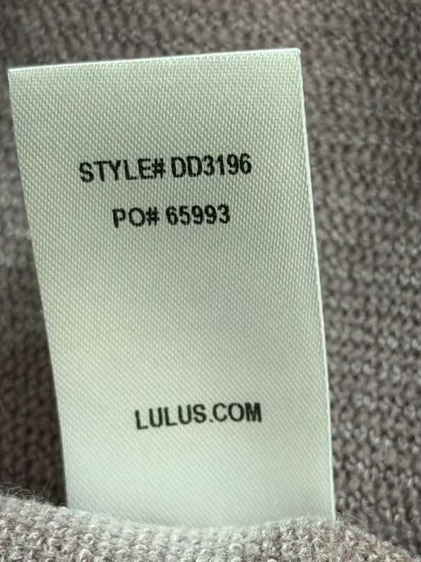 Lulus Women’s Alaina Dusty Lavender Long Sleeve Turtleneck Sweater Dress Size S - Image 7