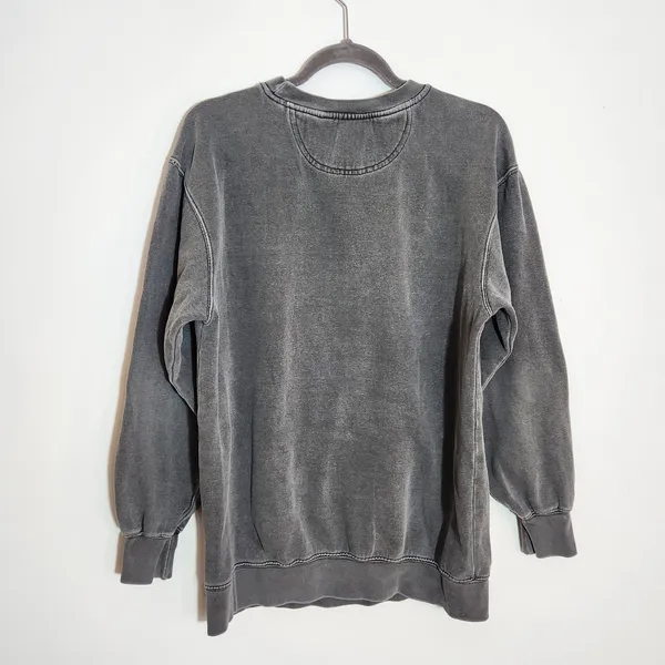 MV Sport St. Mary’s Gray Mineral Wash Sweatshirt Size Medium - Image 4