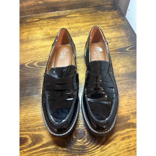 Franco Sarto Cassandra Black Loafers‎ Size 8.5 - Image 2