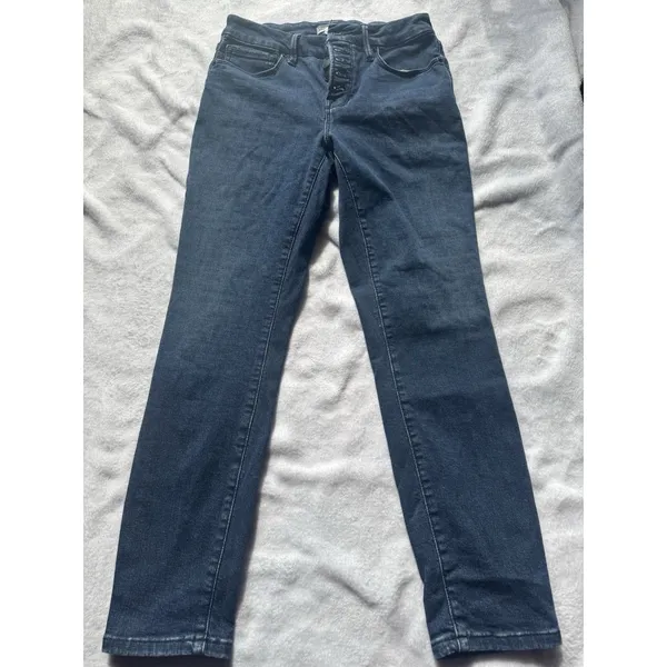 Good American GOOD LEGS STRAIGHT GLS270T BLUE007 Size 2/26 - Image 9
