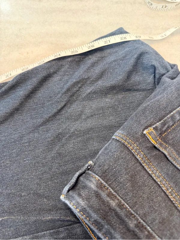 L.L.Bean Size 8 Regular Classic Fit Bootcut Stretch Dark Wash Denim Jeans - Image 7