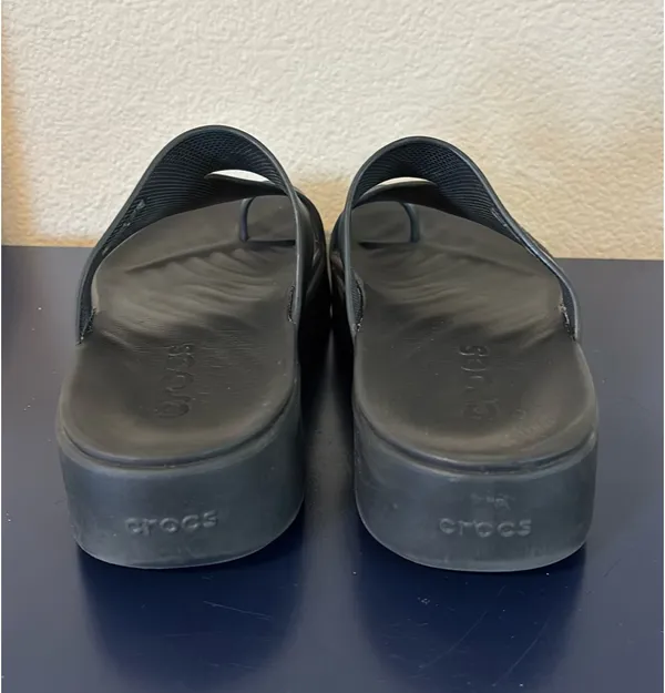 Crocs Women’s Platform Sandals Black 8 - Image 5