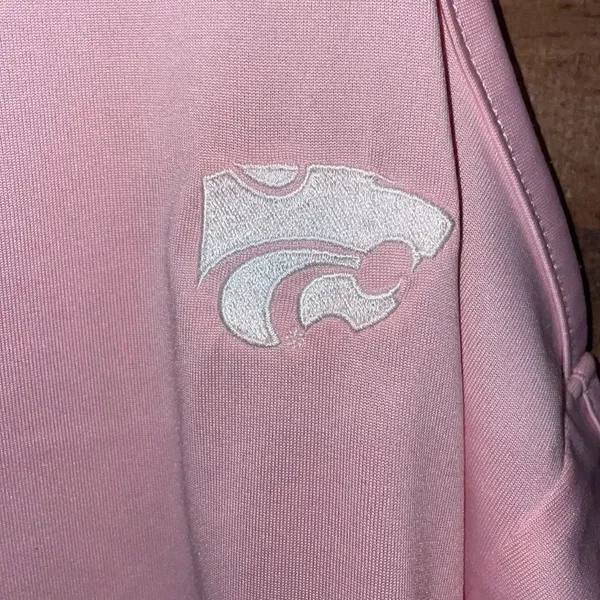 Ping Pink Sleeveless Kansas State Embroidered Golf Polo - Image 6