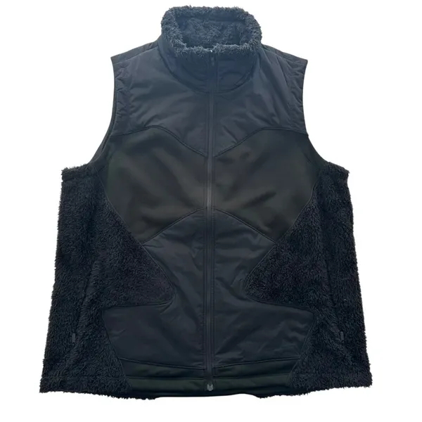 Lululemon Fleece Insulated Vest Black Size 12 Sherpa Winter Layer Ski Outdoors - Image 3