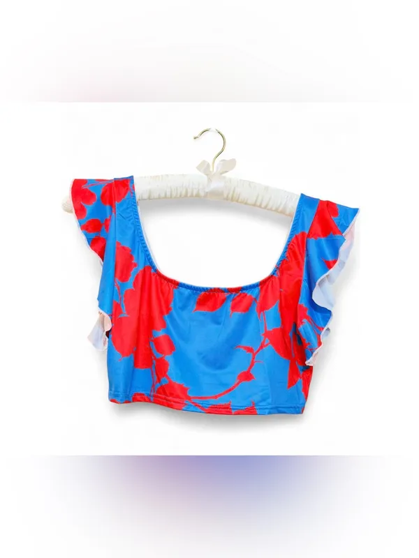 Amazon Women’s 2 piece Floral Print Crop Top & Maxi Size Small - Image 8