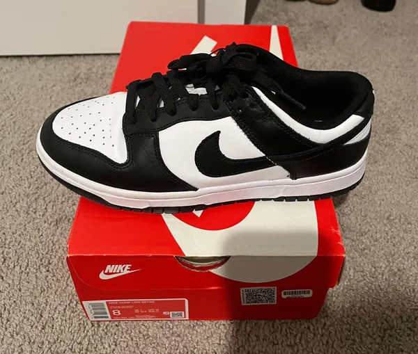 Nike Dunk Low Panda Black White - Image 9