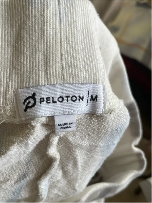 Women's Peloton Tie-Dye Joggers M Off-White Navy Blue - Image 2