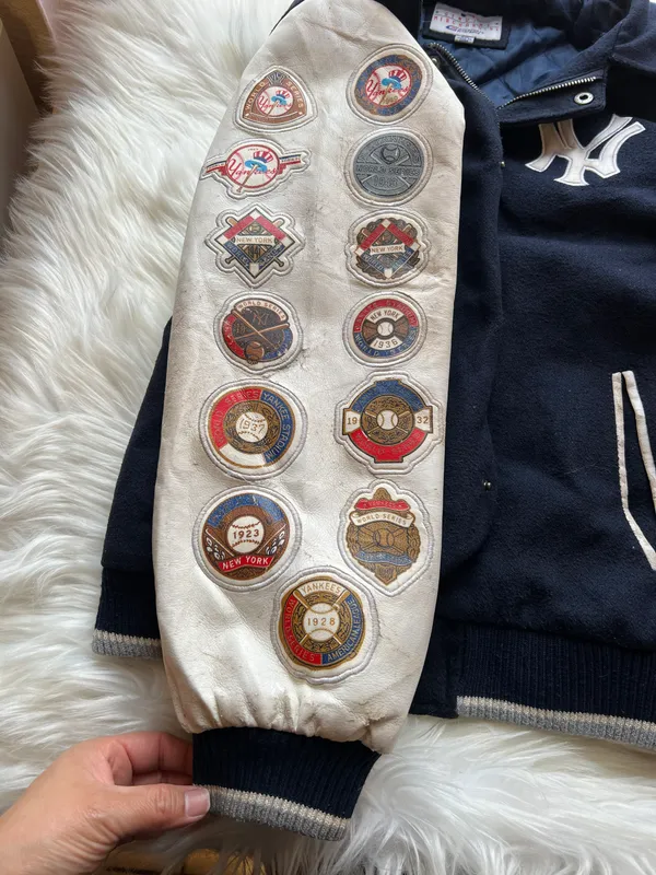 New York Yankees Bomber Blue Size L - Image 11
