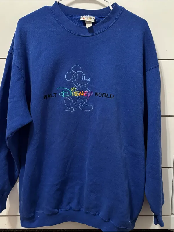 Vintage Disney World Embroidered Crewneck - Image 2