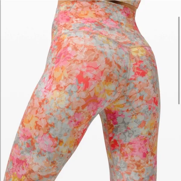 Lululemon Align Pant 28” Inflorescence Multi leggings size 6 - Image 4