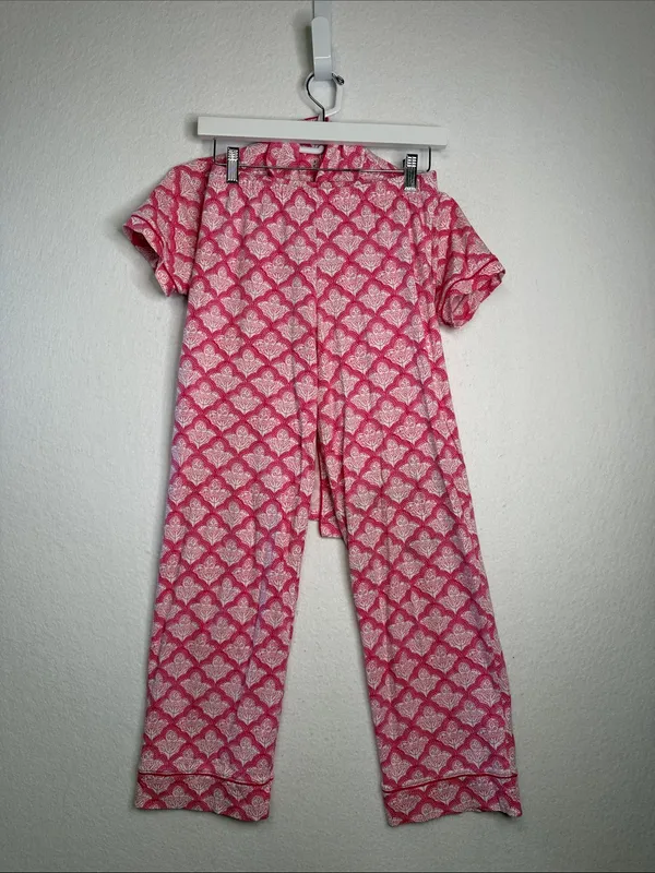 Roller Rabbit Exclusive Jemina Pink Pajama Set | Top and Bottoms - Image 2