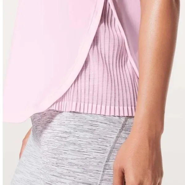 Lululemon Pink Short Sleeve Top - Image 2