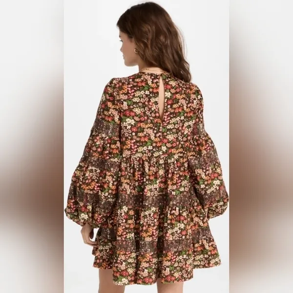 byTiMo Floral Baby Cord Shift Dress - Image 4