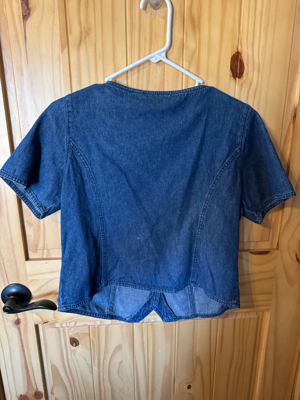 Susan Bristol Cute vintage Jean top - Image 2