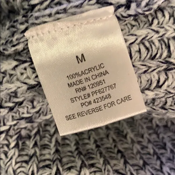 Gray Varsity Stripe Sleeve Cardigan - Image 7