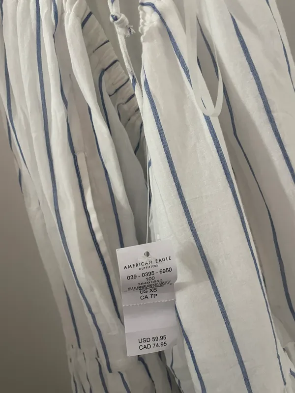 American Eagle Striped Sundress - Image 5