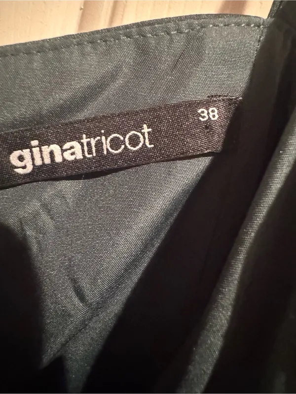Gina Tricot Forest Green Satin Maxi Dress - Size 38 (EUC) - Image 4