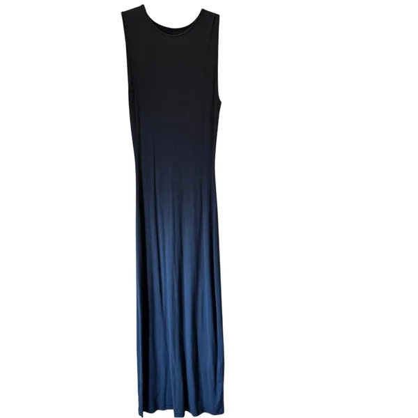 Quince Tencel Carbon Grey Jersey Maxi Dress Womens M NWOT Casual Basic Closet - Image 2