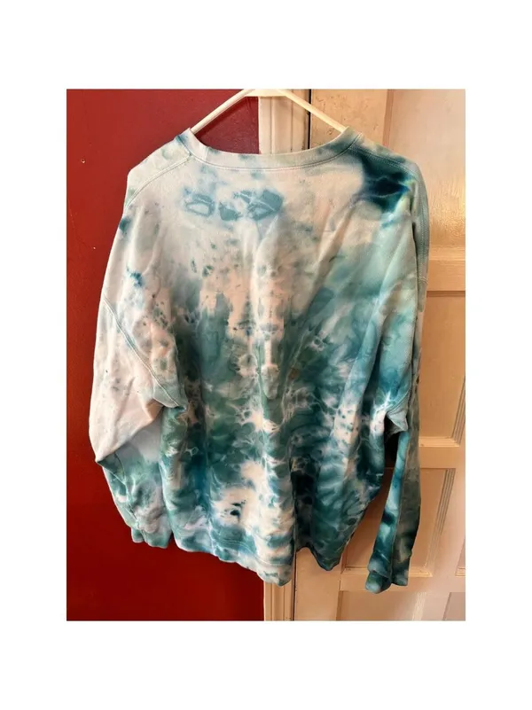 Pumpkin Spice Tie Dye Sweatshirt XL – Fall Boutique Crewneck - Image 5