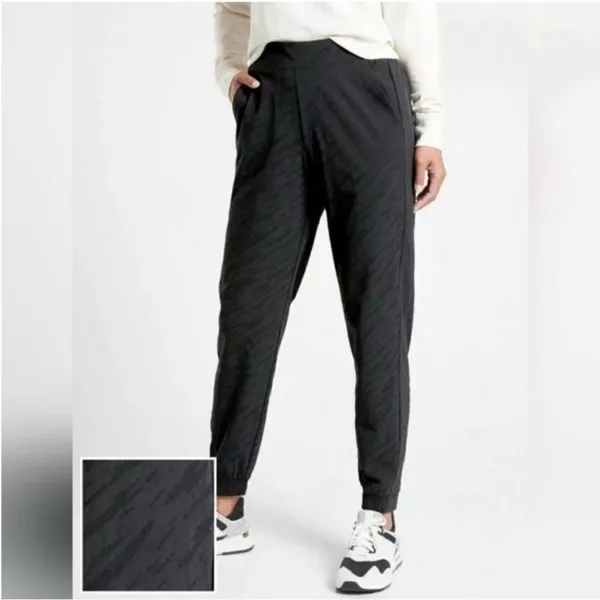 Athleta Textured Brooklyn‎ Jogger Black Size 8 - Image 2
