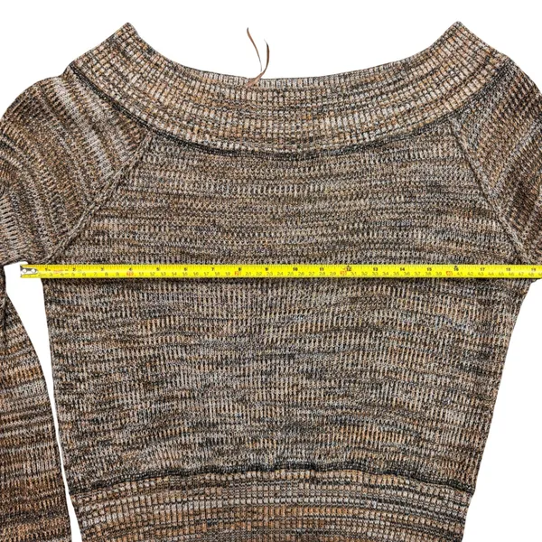 Free People Sugar Rush Off‎ The Shoulder Sweater Long Sleeve Cropped - Image 10