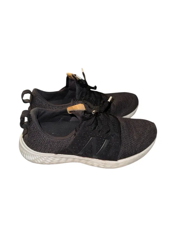 New Balance Knit Athletic Sneakers with Tan Tongue Tags - Image 2