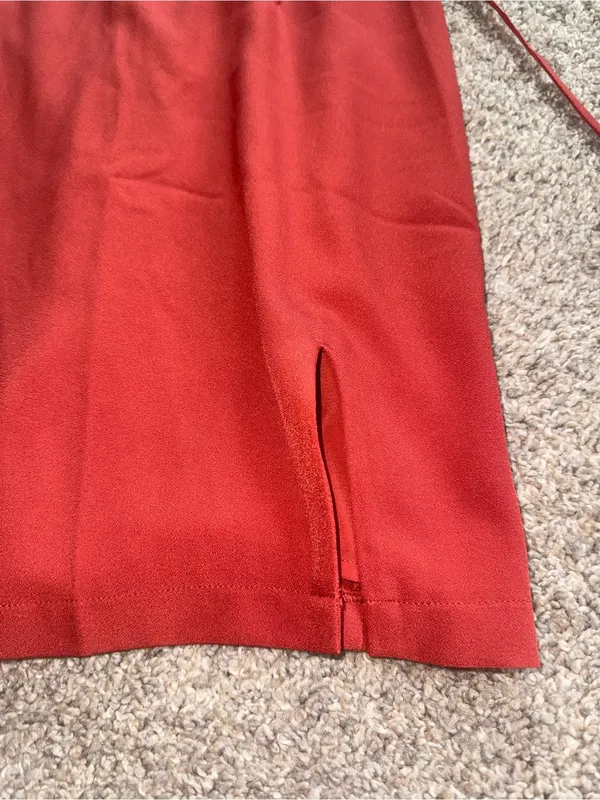 Abercrombie - 90s Slip Mini Dress - Medium, Red (NWT) - Image 3