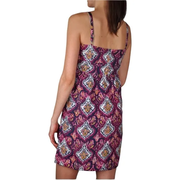 Womens J Crew Sleeveless Paisley Print Colorful Chic Party Dress - Sz 4 - Image 2