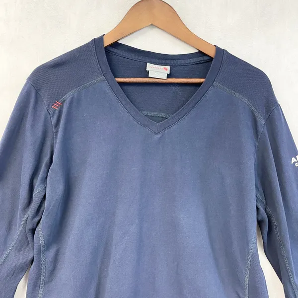Ariat Womens FR AC Long Sleeve Work Shirt XL Navy Flame Resistant Cotton CAT 2 - Image 5