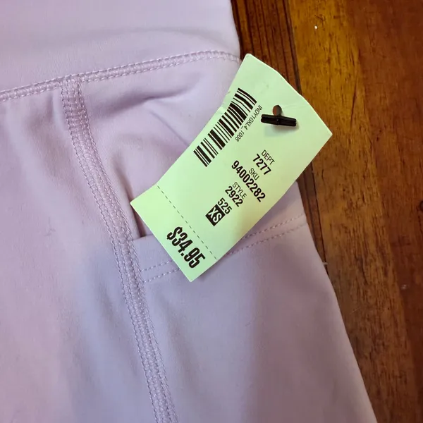 Aeropostale Light Lavender High-Waist Bike Shorts with Pockets - Image 2