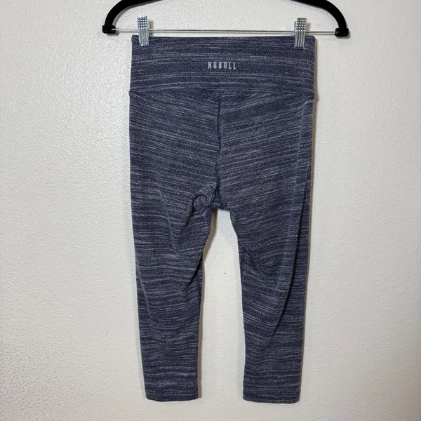 NOBULL‎ Heathered Blue Capris Athletic Leggings Womens Size Small - Image 2