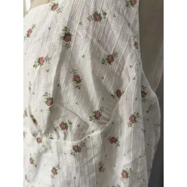 Princess Polly Samana Mini Dress Ditsy Floral Square Neck White Purple Sz 14 NEW - Image 11