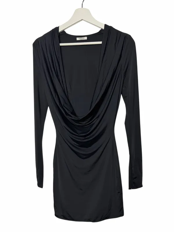 Mistress Rocks Black Draped Mini Dress - Image 5