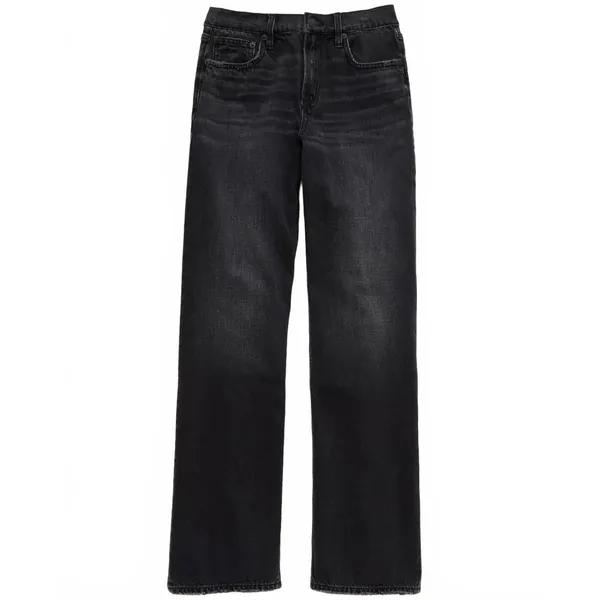AE Embellished Strigid High-Waisted Stovepipe Jean American Eagle NWT Black 18R - Image 4