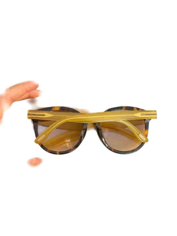 Tom Ford Phillipa Tortoise Shell Round Sunglasses - Image 3