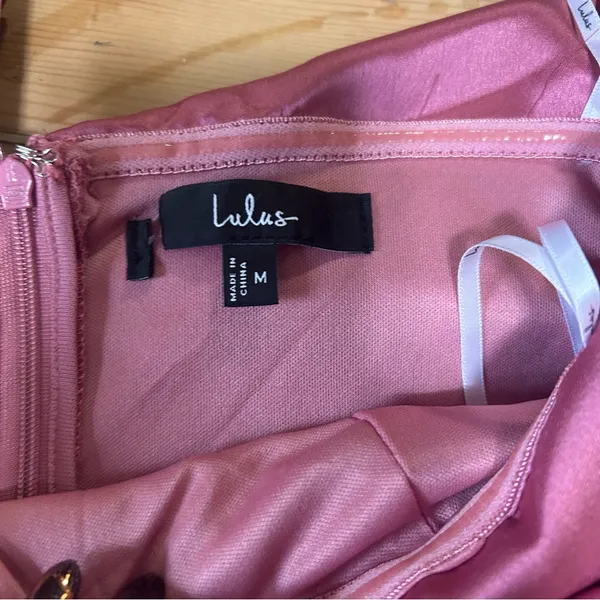 Lulus Always Celebrating Mauve Pink Satin Off-the-Shoulder Mini Dress - Image 10