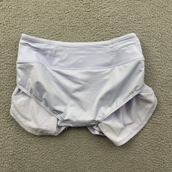 Lululemon Speed Up Shorts Mid Rise 4" Pastel Blue Athletic Athleisure Women's 4 - Image 4