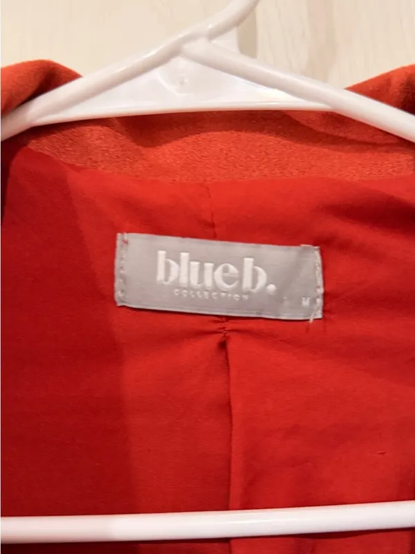 FINAL PRICE Blue B Rustic Orange Suede Fringe Jacket with Stud Details Size M - Image 7