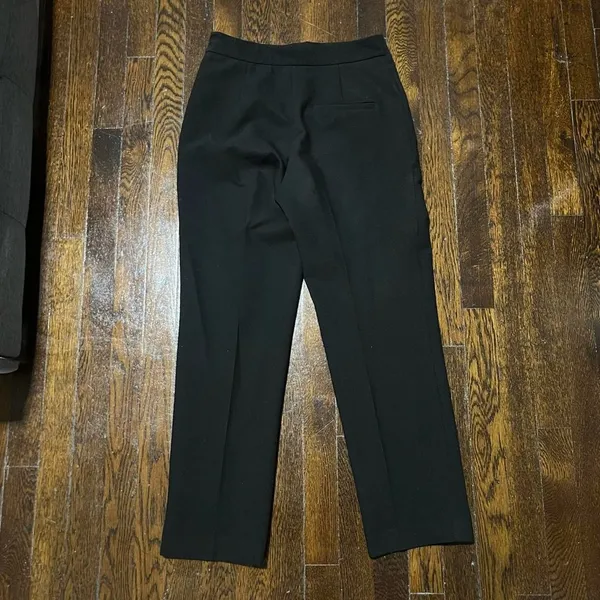 Zara Straight Leg Black Dress Pants - Image 2