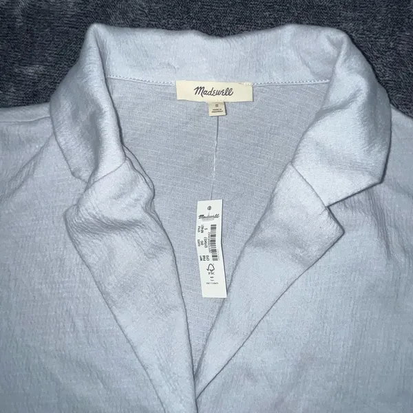 Madewell Knit Lightspun Camp shirt size Small - Image 2