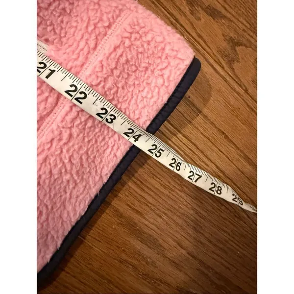 Talbots pink full zip Sherpa fleece jacket size small - Image 7