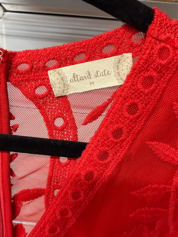 Altar'd State Red Dress - Image 4