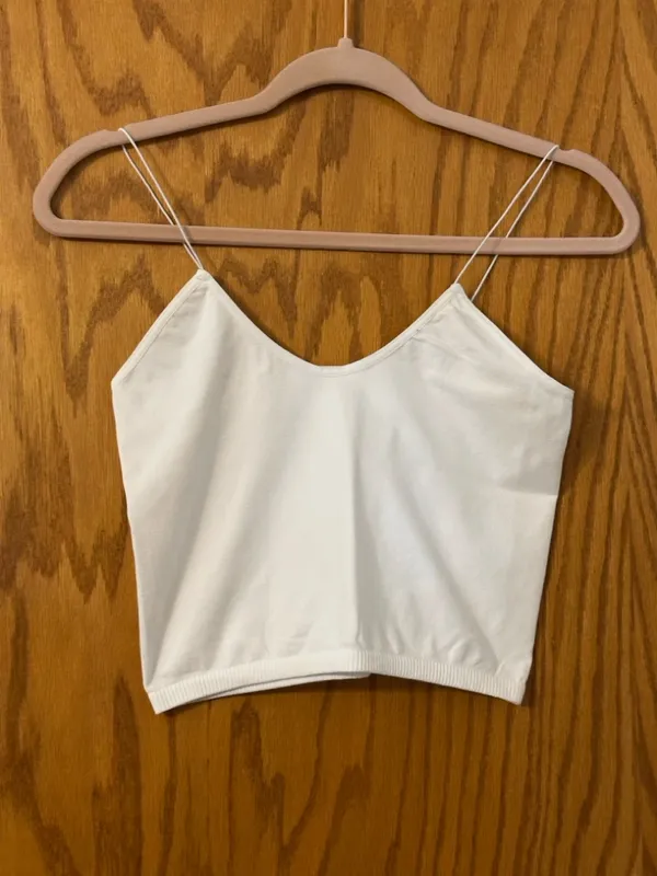 Intimately by Free People White Brami Seamless Cami - NWOT - Size M/L - Image 2