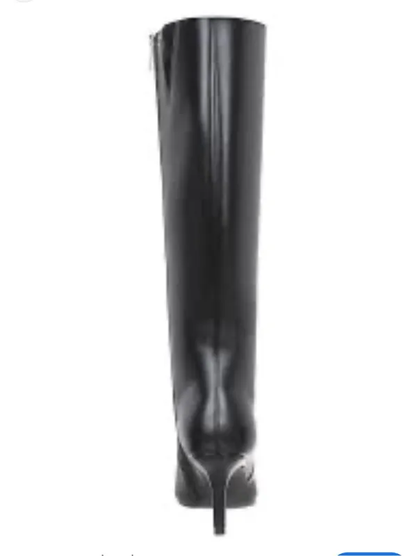 INC International Concepts Mckennaa Pointy Toe black wide calf Boots 7.5 NEW - Image 2