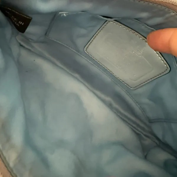 Coach‎ Amanda Satin Women's Wristlet Gray 42032 K - Image 5