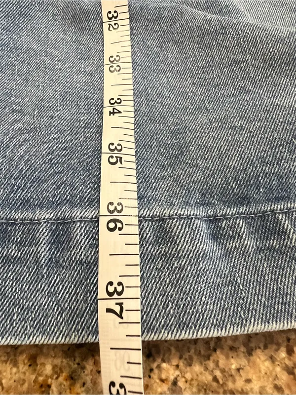 COMMENSE Halter Neck Buckle Detail Denim Dress COLOR - Blue, NWT Large - Image 6