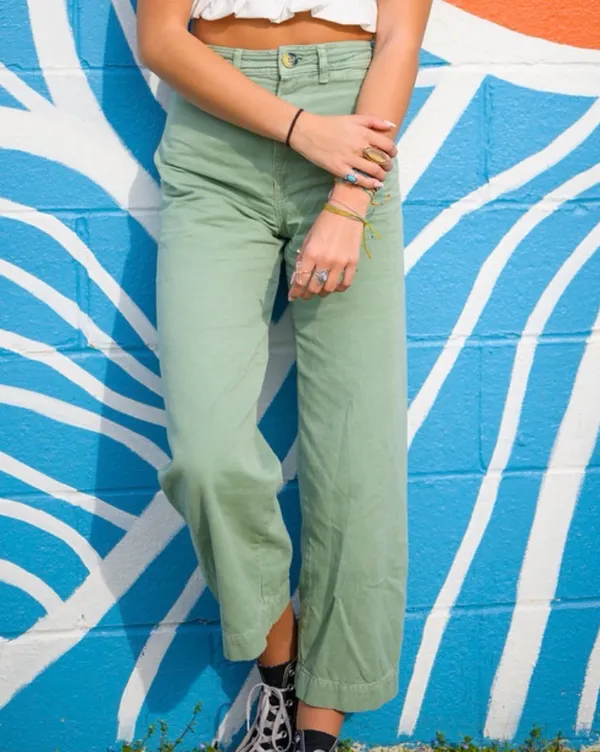 Free People Sage Green Pants - Image 4