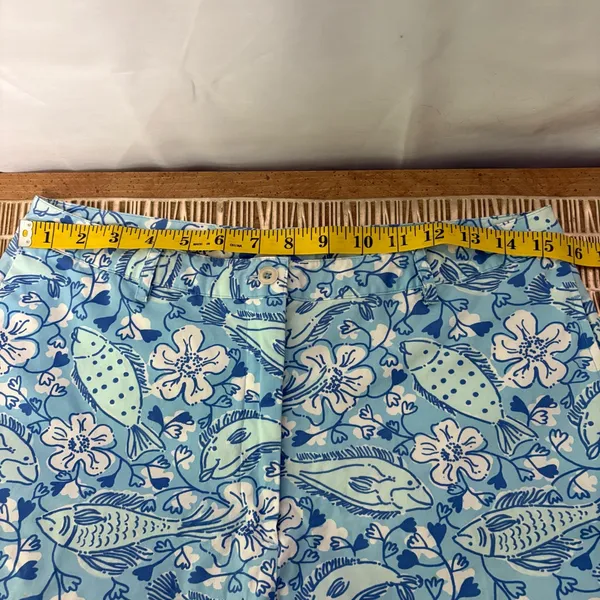 Lilly Pulitzer Vintage Ocean Print Capri Pants Size‎ 10 - Image 10