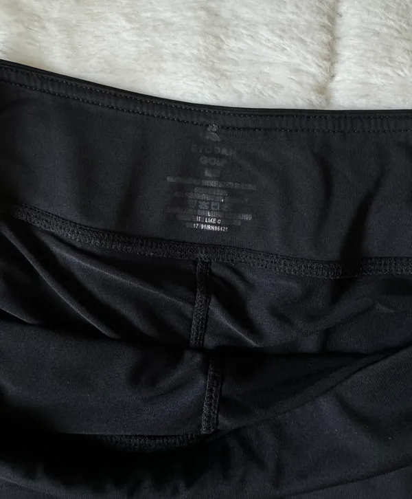 Black Tennis Skirt Size L - Image 3