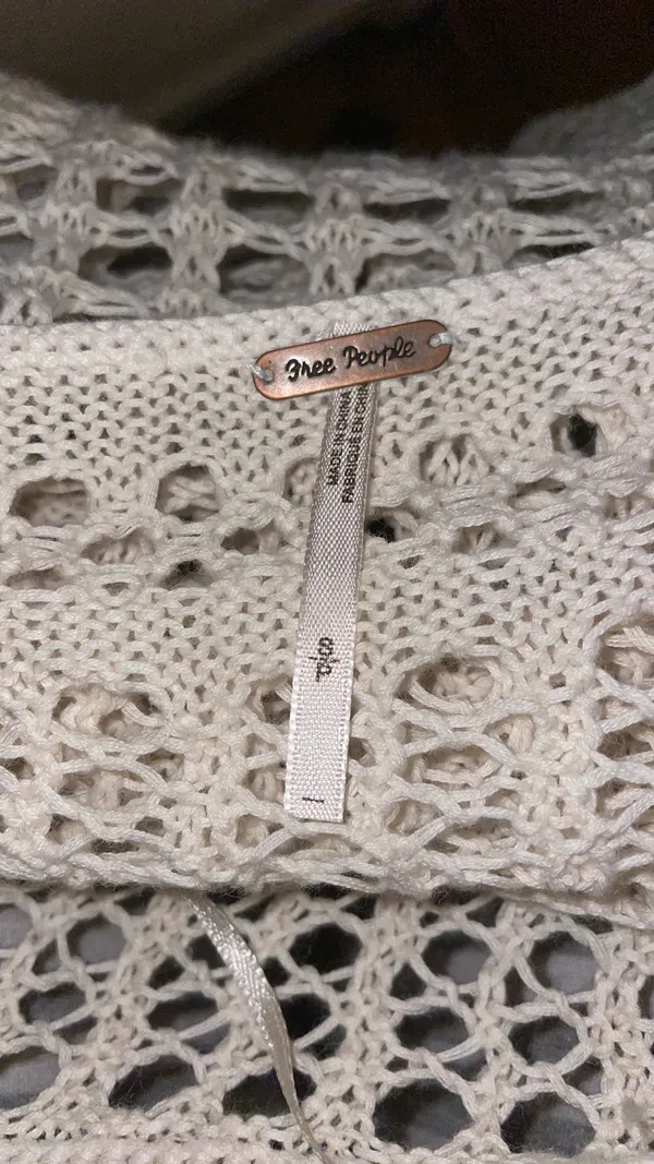 Free People Annabelle Crochet Knit Sweater - Image 8